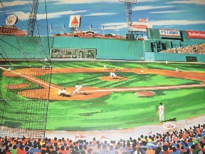 Print of Fenway painting by Thomas Lynch