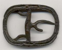 Old shoe buckle from the Royall House