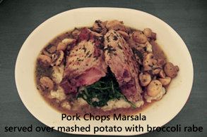 Pork chops marsala