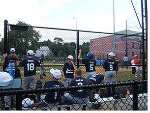 Medford Little Leaguers during the Medford Invitational Tournament in August