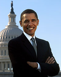 US Senator Barack Obama