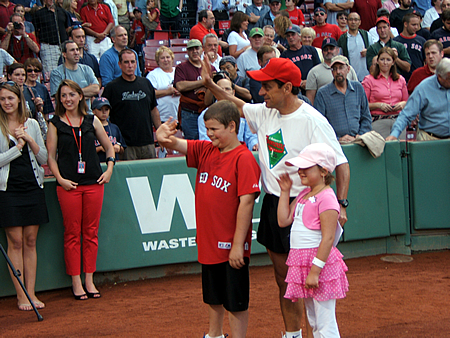 Dave McGillivray at Fenway Park