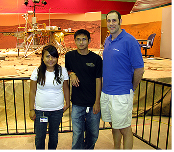 The MHS team at the NASA Science Center in Tucson, Arizona.