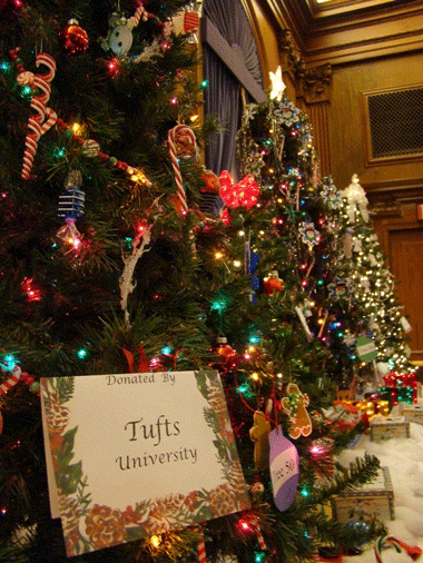 Christmas tree from Tufts
