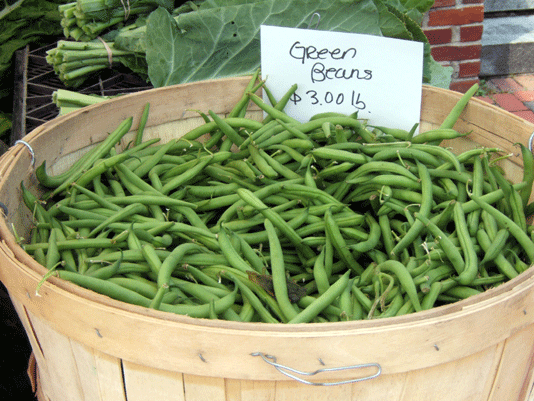 Green beans from Busa Farm