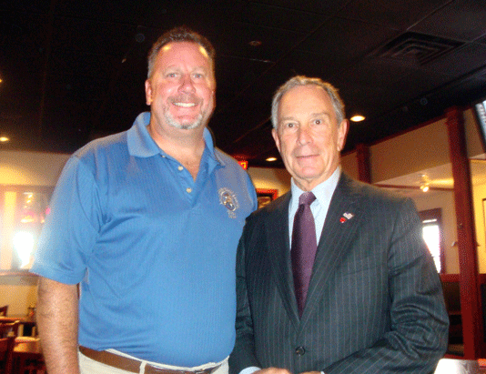 Michael Bloomberg and Bill Honeycutt