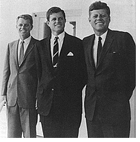 Robert, Ted, and Jack Kennedy
