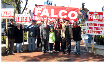 John Falco thanks voters