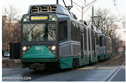 Green Line car.  Photo by Alex Svirsky