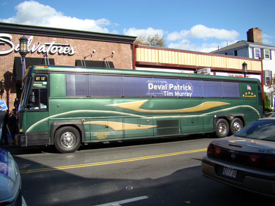 Patrick-Murray campaign bus