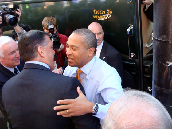 Governor Patrick and Sal Lupoli