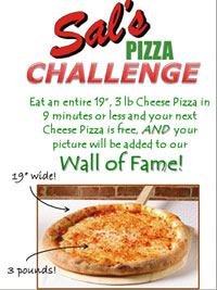 Sal's Pizza Challenge
