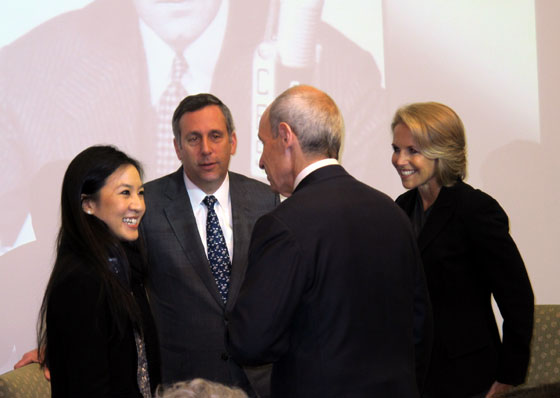 Michelle Kwan, Jonathan Tisch, Katie Couric, Larry Bacow