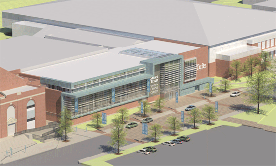 Tufts athletic center rendering