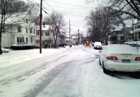 Snow January 21, 2012