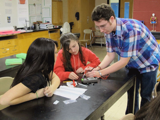Medford students test solar cells