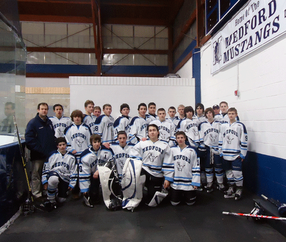 Boys JV hockey team