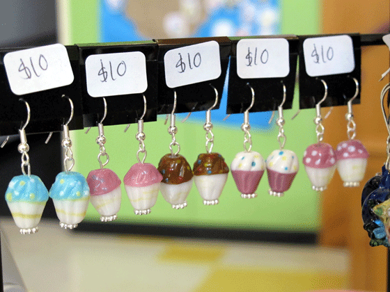 Beads by Beardslee earrings