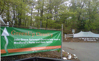 Green Up Clean Up banner