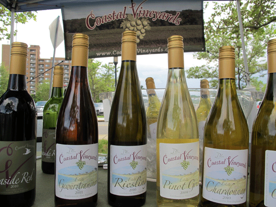 Wine from Coastal Vineyards