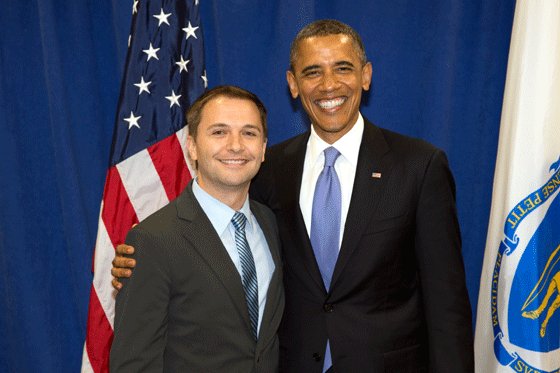 Rep. Sciortino and Pres. Obama
