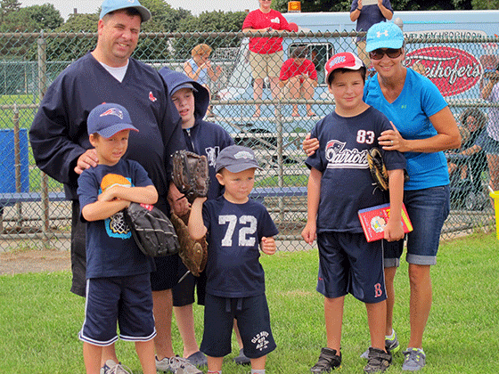 Bill O'Keefe and kids