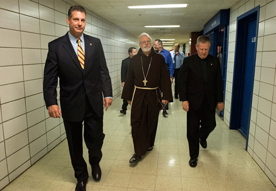 Cardinal O'Malley at Middlesex Jail