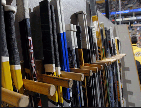 Bruins hockey sticks