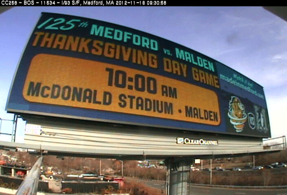 Medford vs Malden billboard