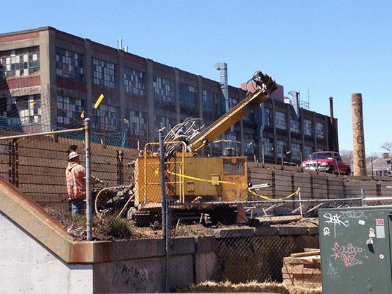 Green Line prep work