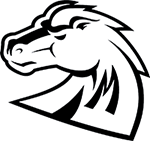 Mustang football logo