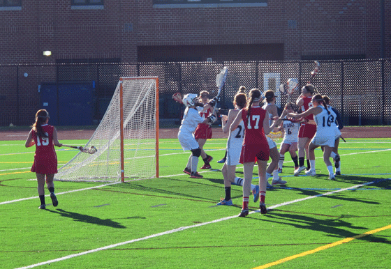 Mustang girls lacrosse team