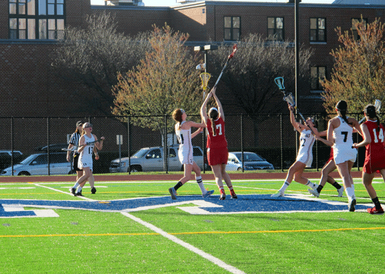 Mustang girls lacrosse team