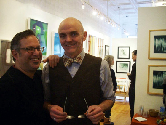 Marc and Jim at 13FOREST gallery