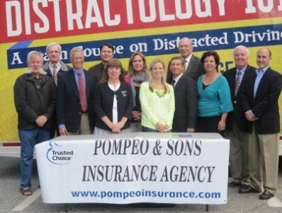 Pompeos, school and city officials