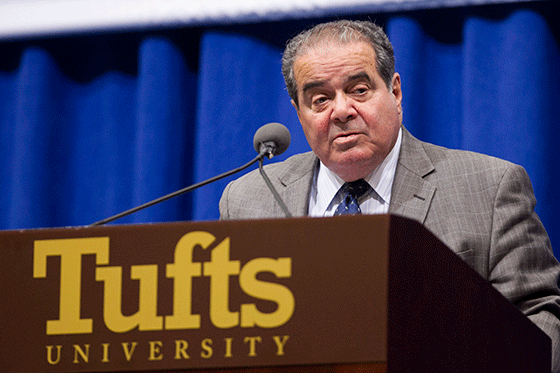 Justice Scalia at Tufts