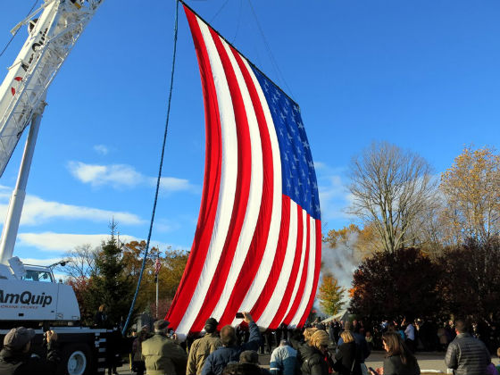 Veterans dedication ceremony