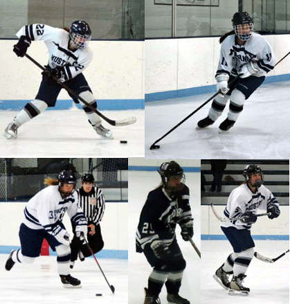 Lady Mustang hockey seniors