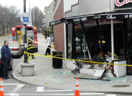 car into window