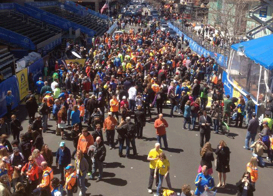 Boylston Street finish line