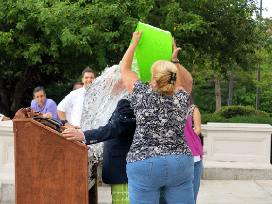 Mayor McGlynn ALS ice bucket challenge