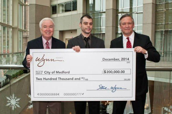 Wynn donation to Medford
