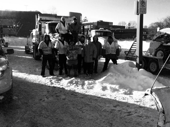 snow removal crew in Medford