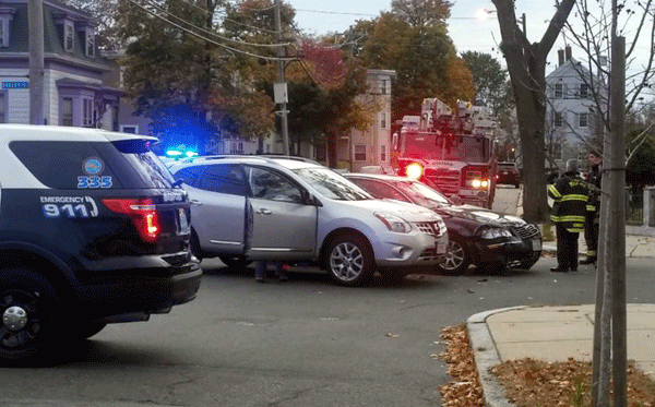 Dudley Street and Central Avenue car accident