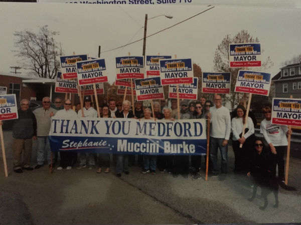 Stephanie Muccini Burke says thank you