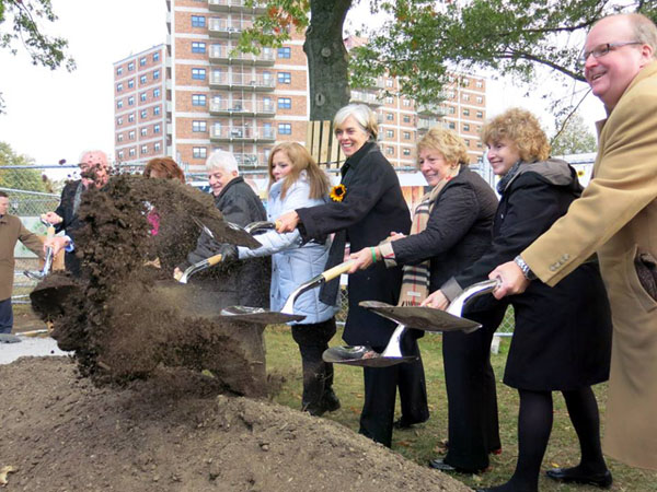 KC Peace Garden ground-breaking