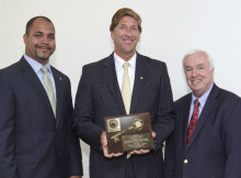 Mayor McGlynn and Citizens Bank officials